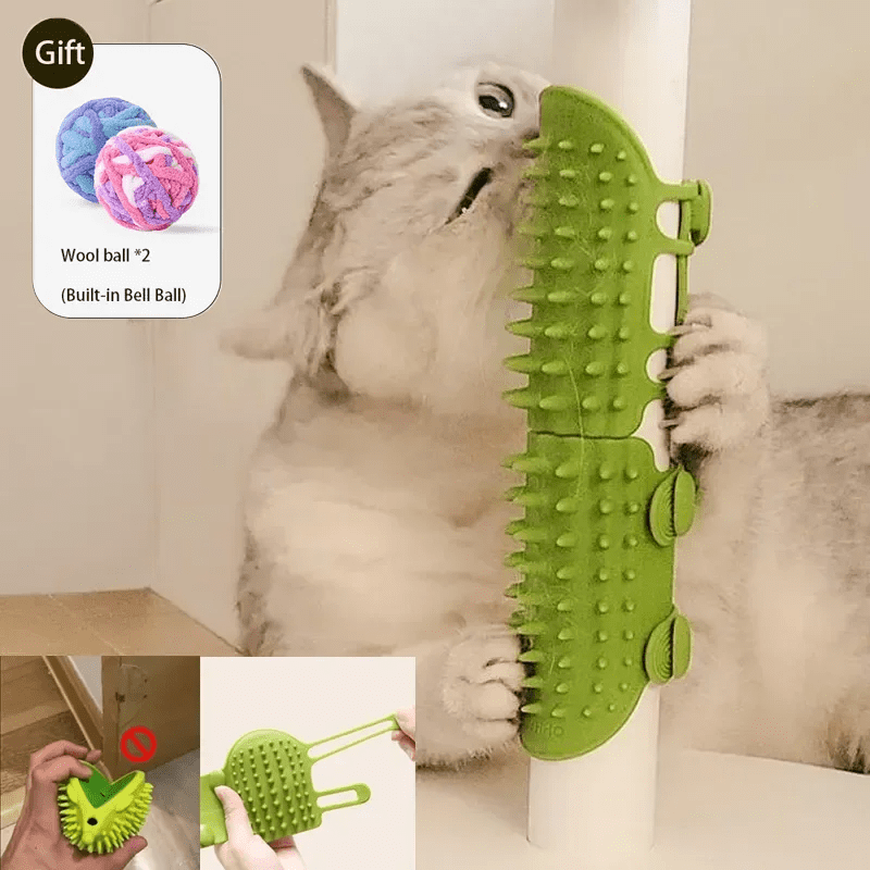 Self-Cleaning Massage Comb for Cat Hair Removal