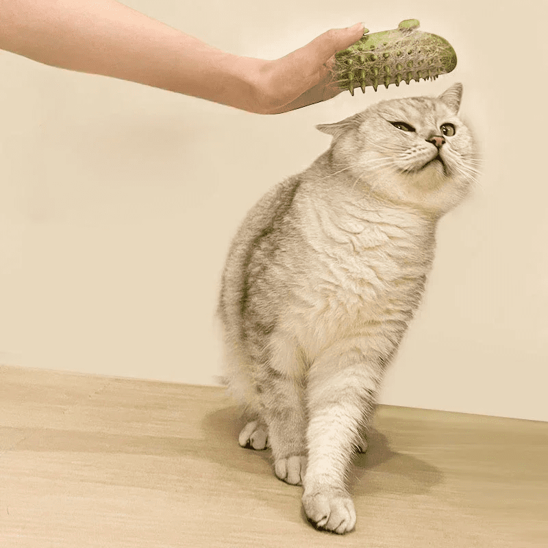 Self-Cleaning Massage Comb for Cat Hair Removal