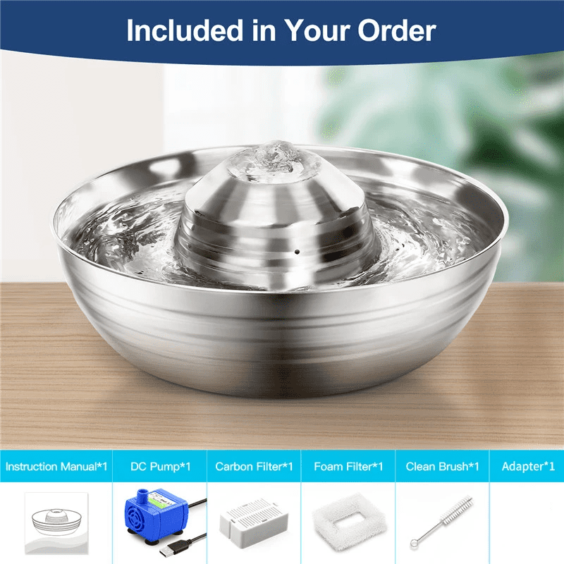 Cat Hydration Revolution: Discover the Stainless Steel Auto Pet Water Dispenser