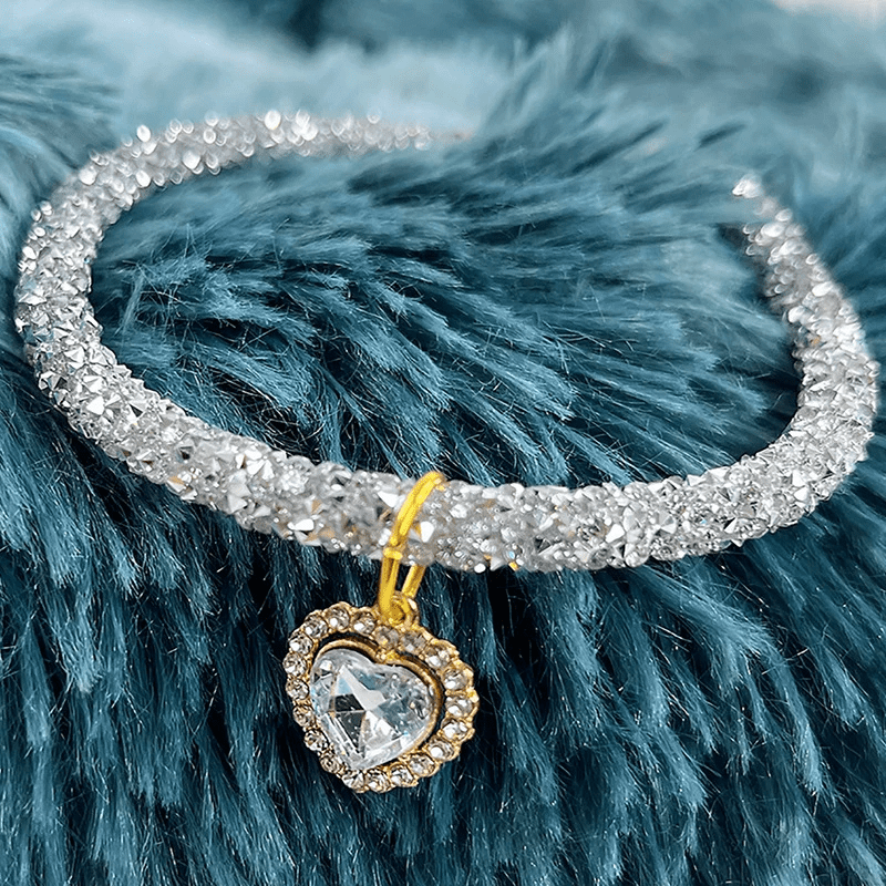 Luxury Crystal Cat Collar