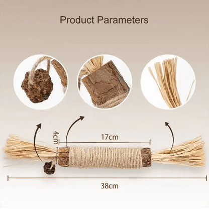 Juguete de Palo de Madera para Limpieza Dental