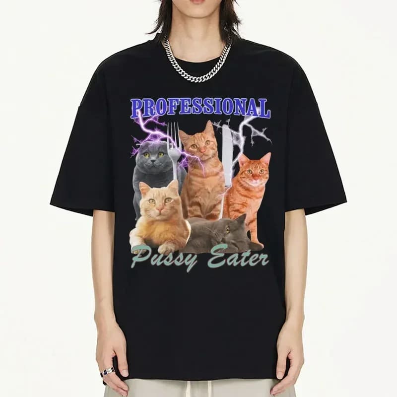 Camiseta Personalizada Unisex Vintage con tu mascota, Gato, Perro, personaliza tu Sudadera