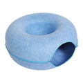 Pet Tunnel Donut Cat Bed - Ultimate Comfort and Fun for Your Feline